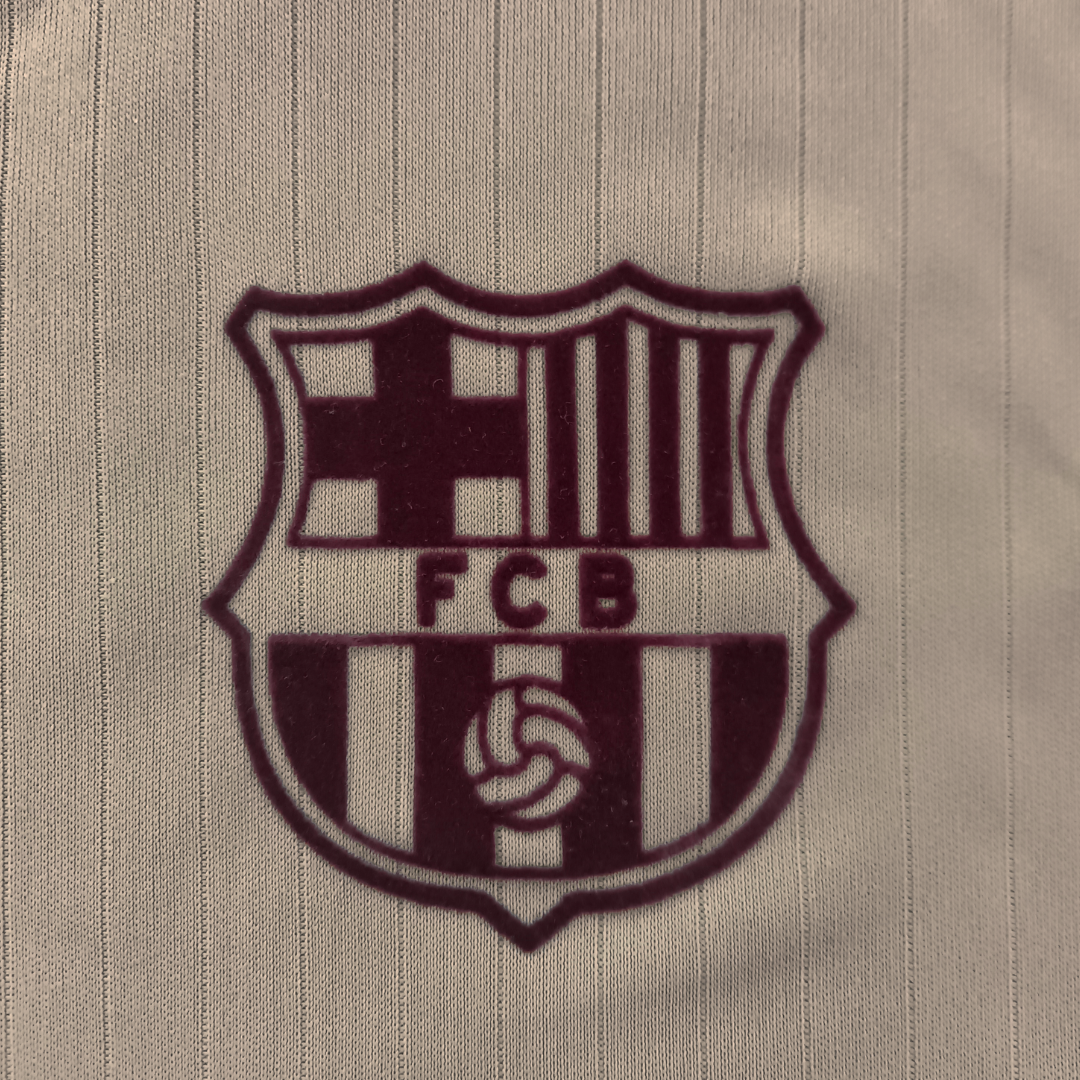 CAMISETA FEXPRO TIPO POLO FC BARCELONA ACADEMY 'BEIGE' - BCNPL526102-BR1
