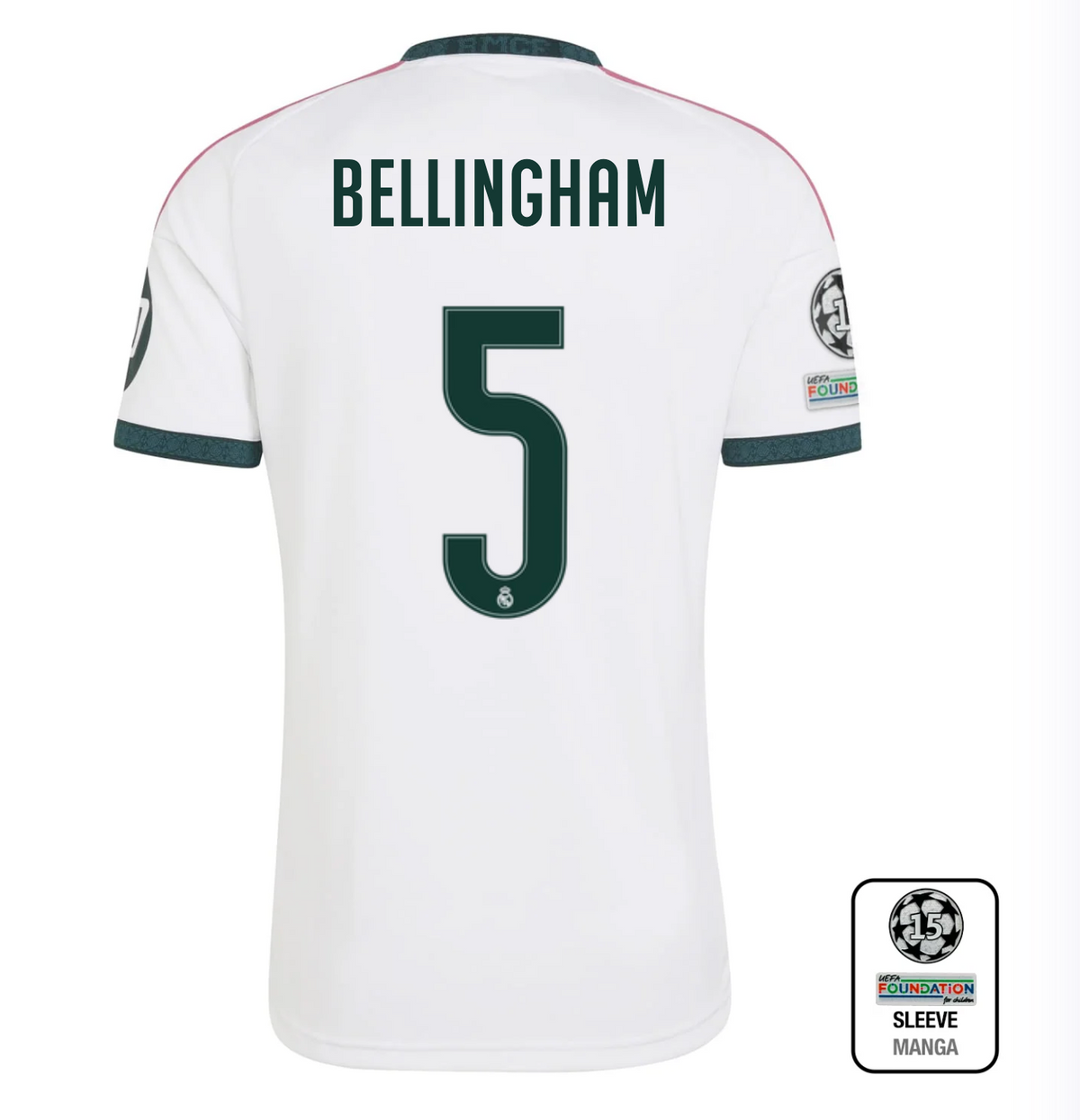 CAMISOLA PERS. ADIDAS REAL MADRID UCL LOCAL 26/27 ADULTO BELLINGHAM 5 - PRMA27UCLLOCADJB5-JZ7206