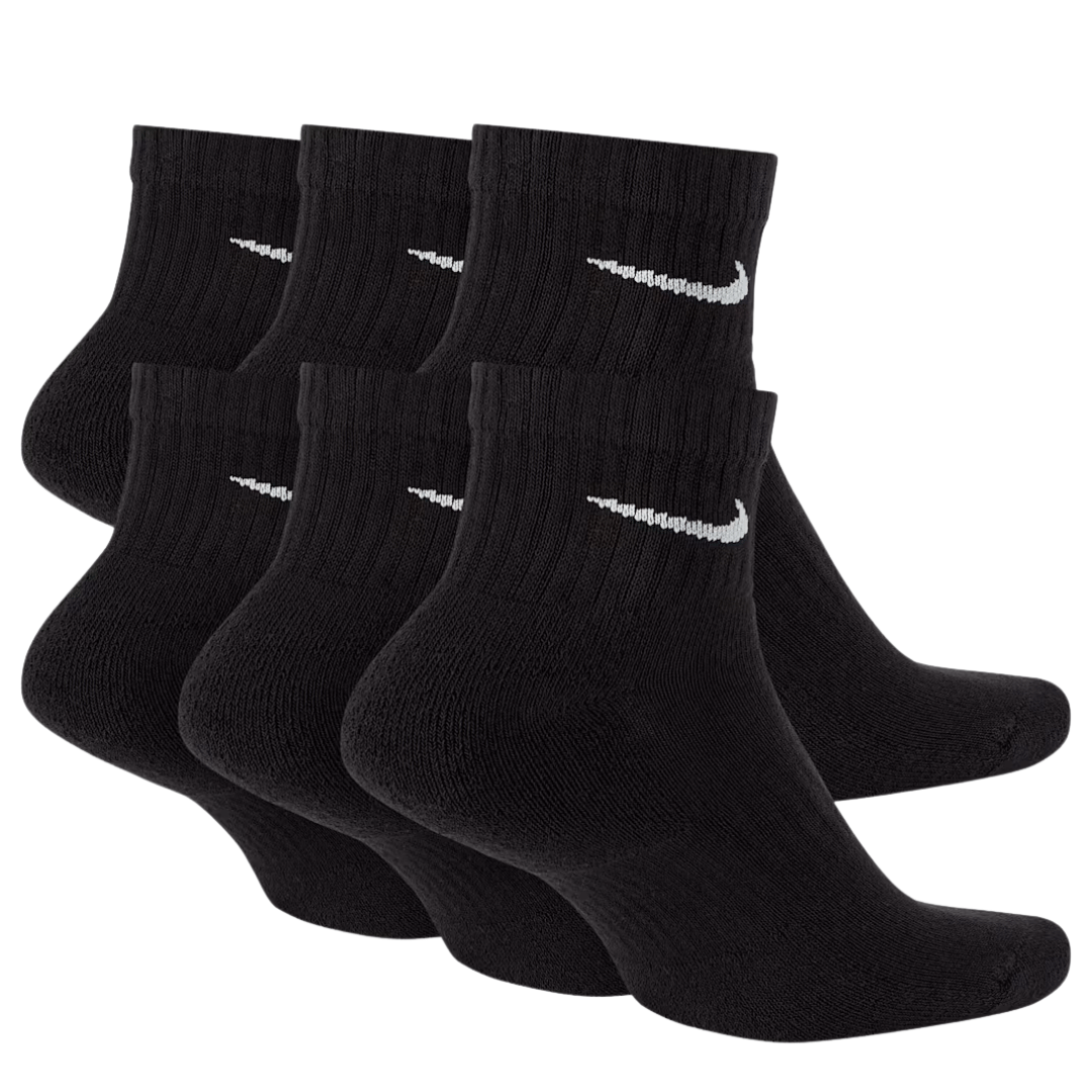 CALCETINES NIKE EVERYDAY CUSH ANKLE 3PR - 'NEGRO' - SX7667010