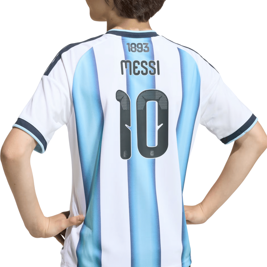 CAMISOLA INFANTIL ADIDAS ARGENTINA WC 2026 LOCAL MESSI 10 - KA8115