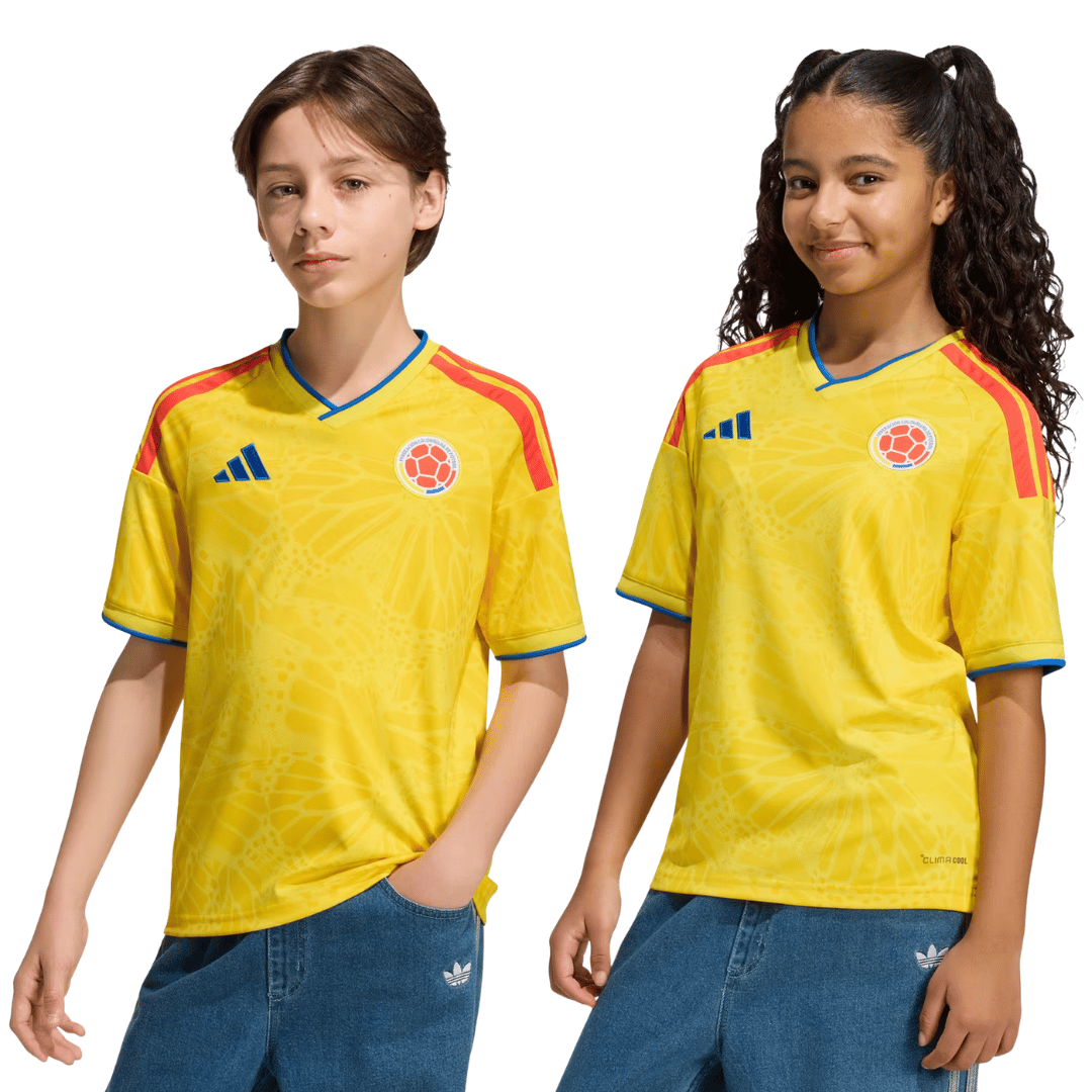 CAMISOLA INFANTIL ADIDAS COLOMBIA WC 2026 LOCAL - JZ8797