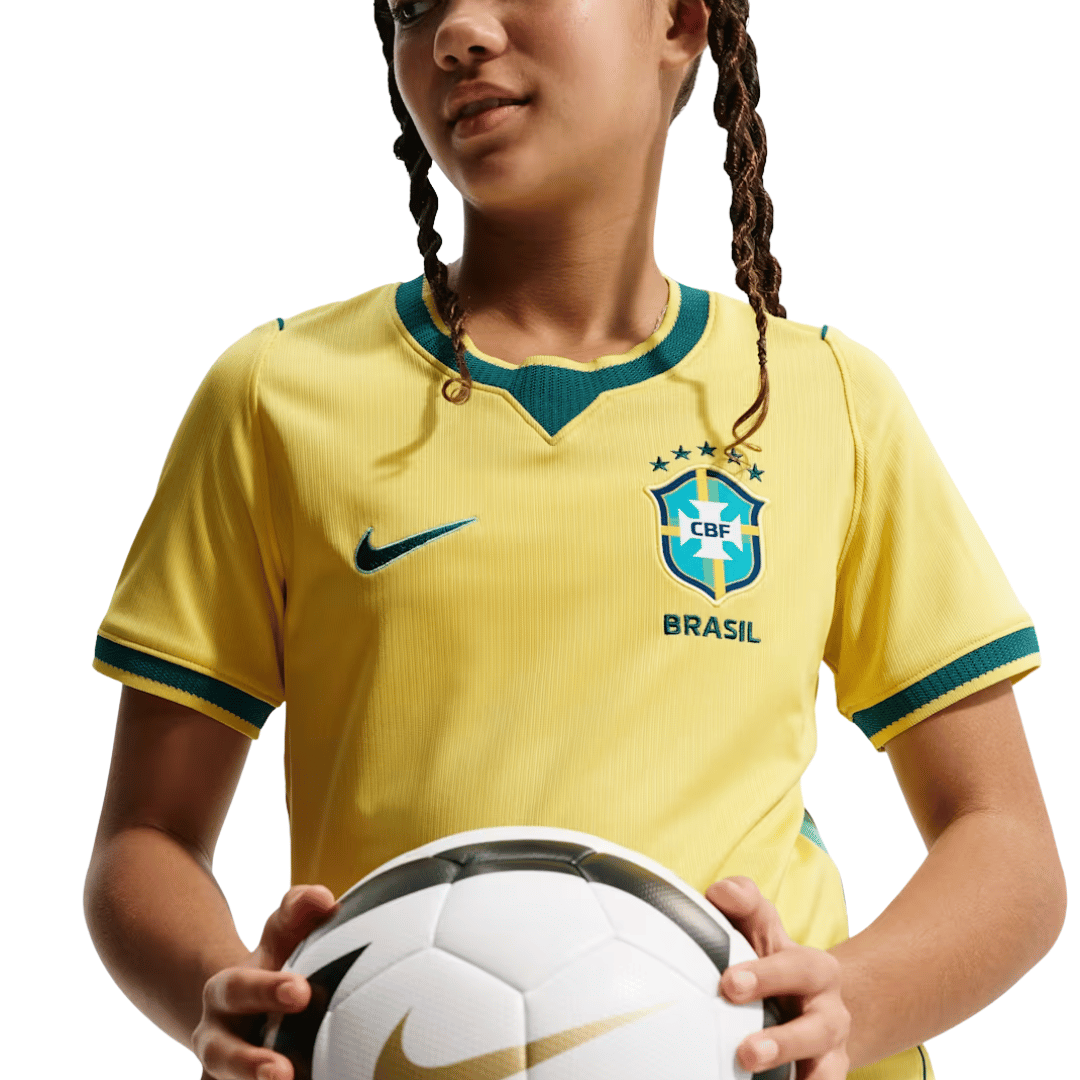 CAMISOLA INFANTIL NIKE BRASIL WC 2026 LOCAL - IO2231724