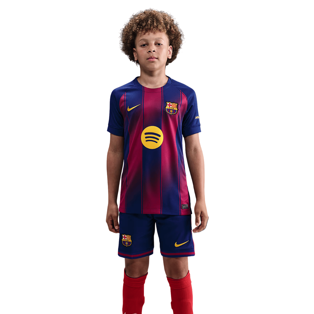 CAMISOLA INFANTIL NIKE FC BARCELONA LOCAL 25/26 - HJ5287456
