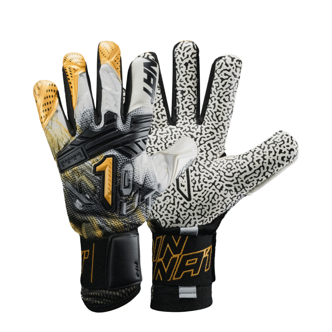 GUANTE DE PORTERO INFANTIL RINAT FIERA PRIME AD 'BLANCO ORO' - 1GPM5I8Y50-175-217