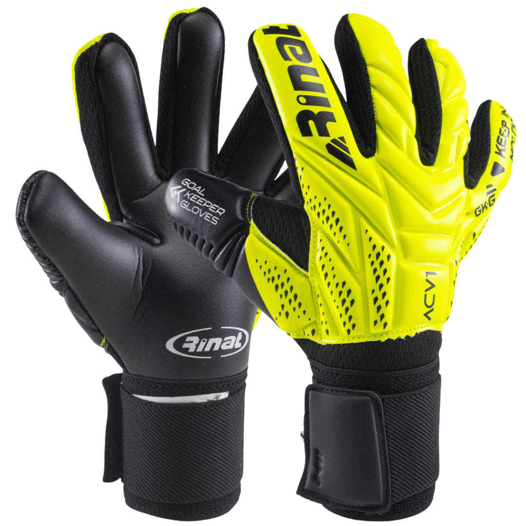 GUANTE DE PORTERO RINAT ACV-1 PRO AD 'NEON' - 1GPR5A5A50-150-219