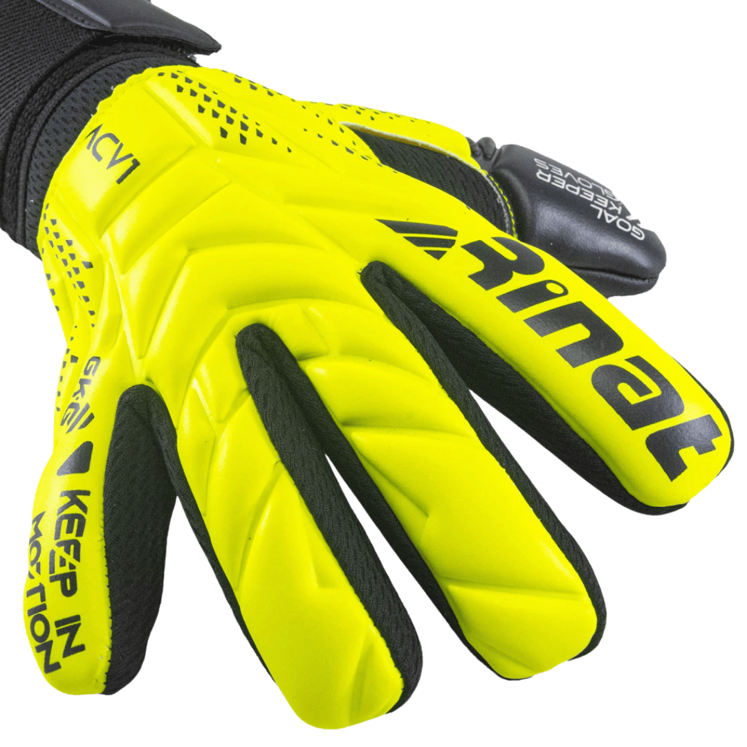 GUANTE DE PORTERO RINAT ACV-1 PRO AD 'NEON' - 1GPR5A5A50-150-219