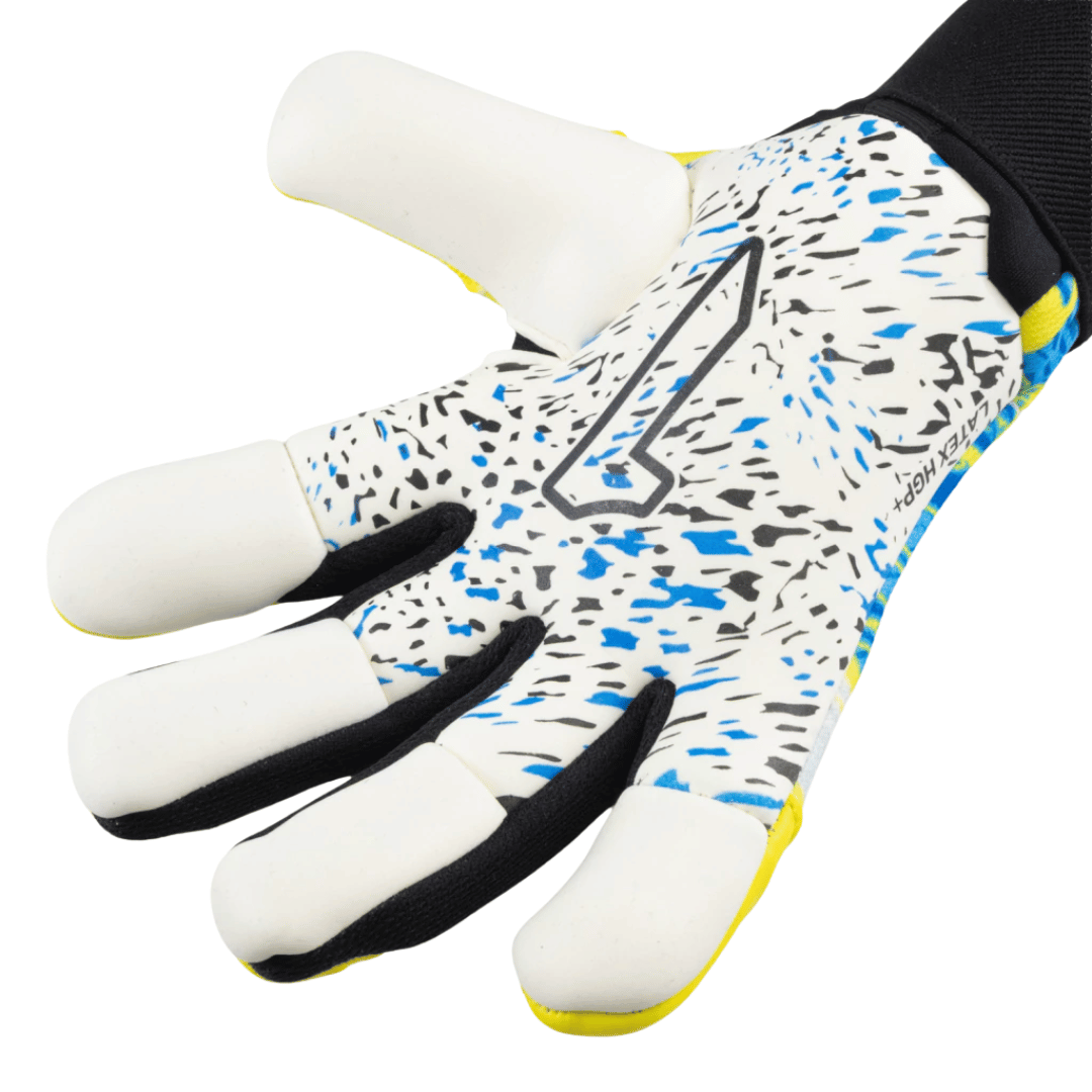 Guante de Portero Rinat Asimetrik Aero Prime ADU 'Amarillo/Azul/Blanco' – imagen 3 de 5