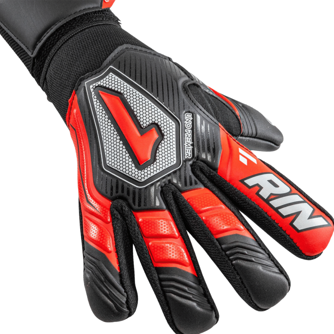 GUANTE DE PORTERO RINAT UNO PREMIER TRAINING ADU 'NEGRO/ROJO' - 1GTR6A1A50-119-220