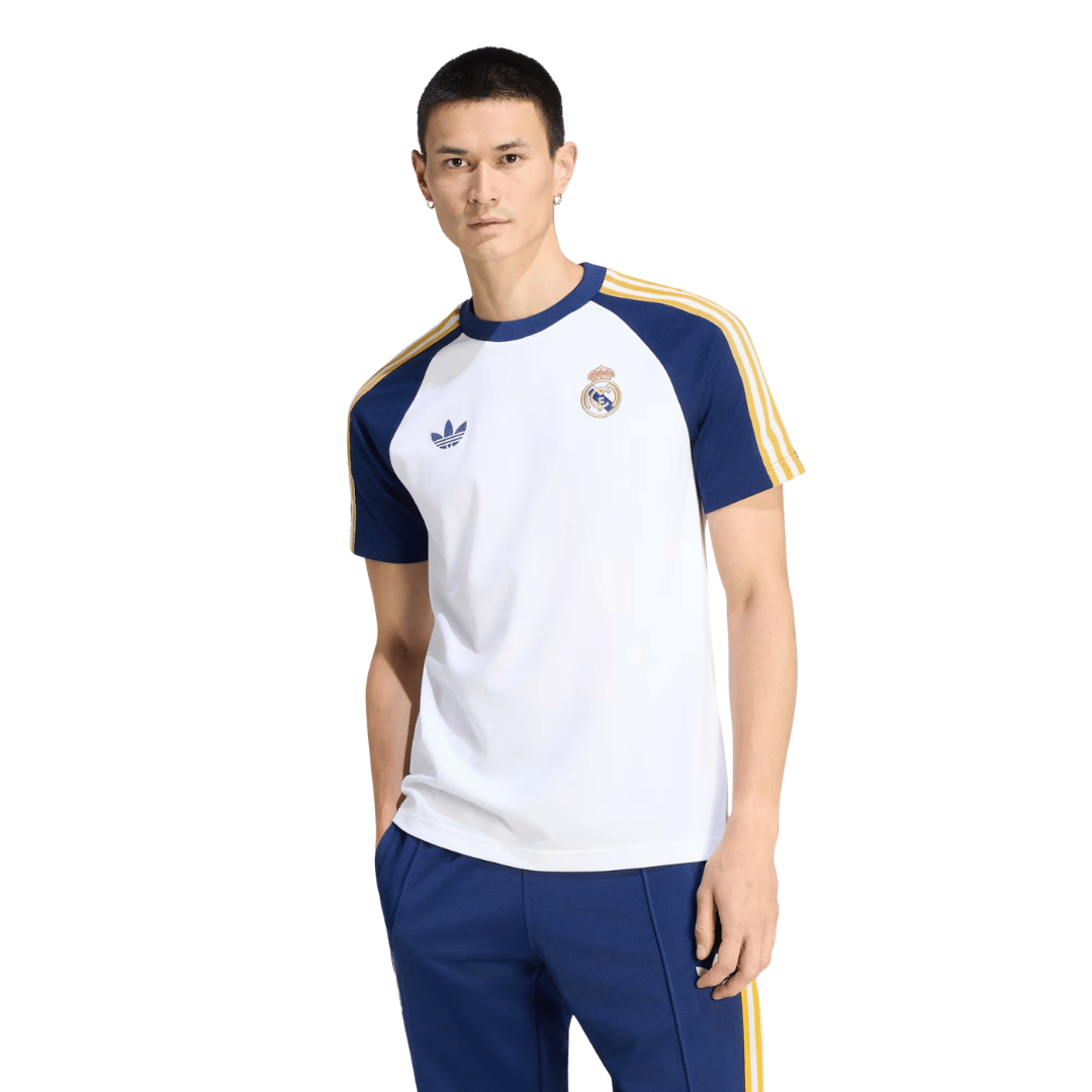 PLAYERA ADIDAS ORIGINALS REAL MADRID 'BLANCA' - JZ9152