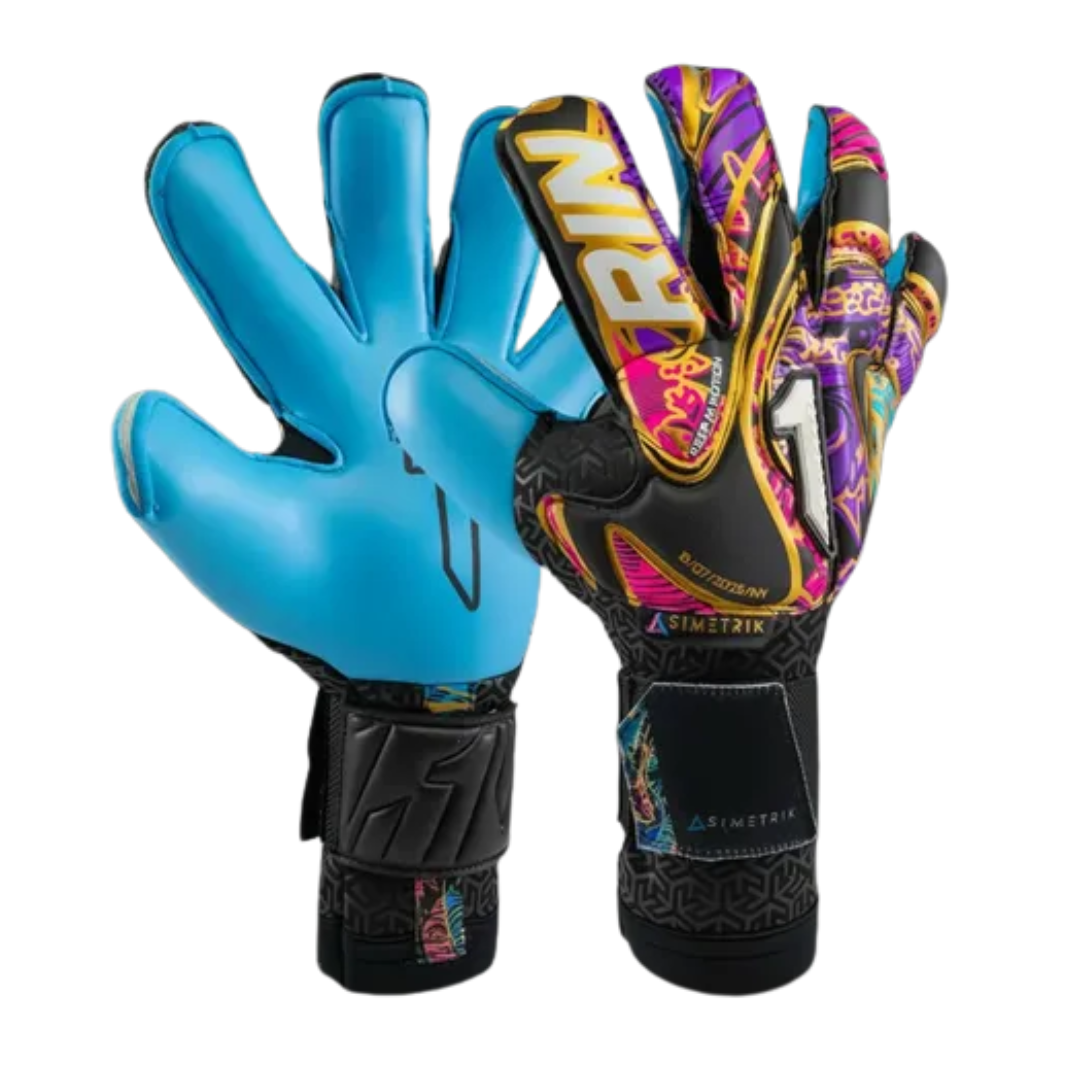 GUANTE DE PORTERO RINAT ASIMETRIK PRO FUTURE 'NEGRO/AZUL/ROSA' - 1GPT6A4A50-989-221