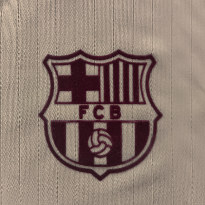 CAMISETA FEXPRO TIPO POLO FC BARCELONA ACADEMY 'BEIGE' - BCNPL526102-BR1