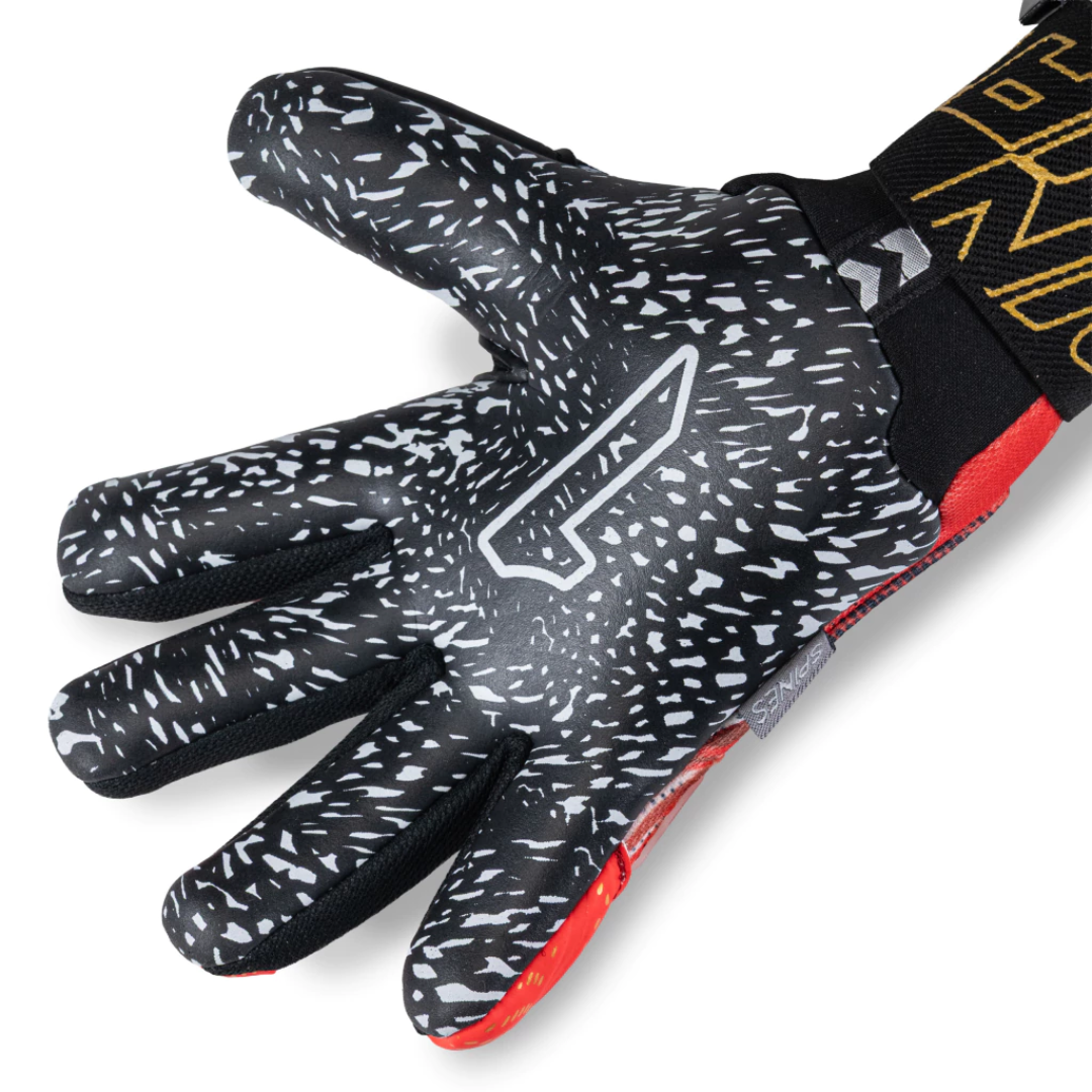 GUANTE DE PORTERO INFANTIL RINAT FIERA PRIME SPINE INF ROJO/NEGRO/BLANCO - 1GPS5I8Y50-576-217