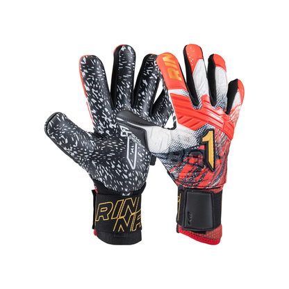 GUANTE DE PORTERO INFANTIL RINAT FIERA PRIME SPINE INF ROJO/NEGRO/BLANCO - 1GPS5I8Y50-576-217