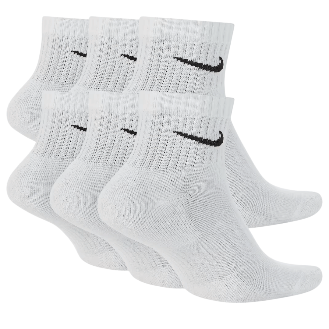 CALCETINES NIKE EVERYDAY CUSH ANKLE 6PR - 'BLANCO' - SX7669100
