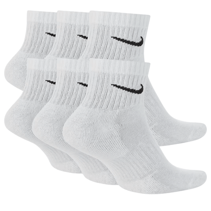 CALCETINES NIKE EVERYDAY CUSH ANKLE 6PR - 'BLANCO' - SX7669100