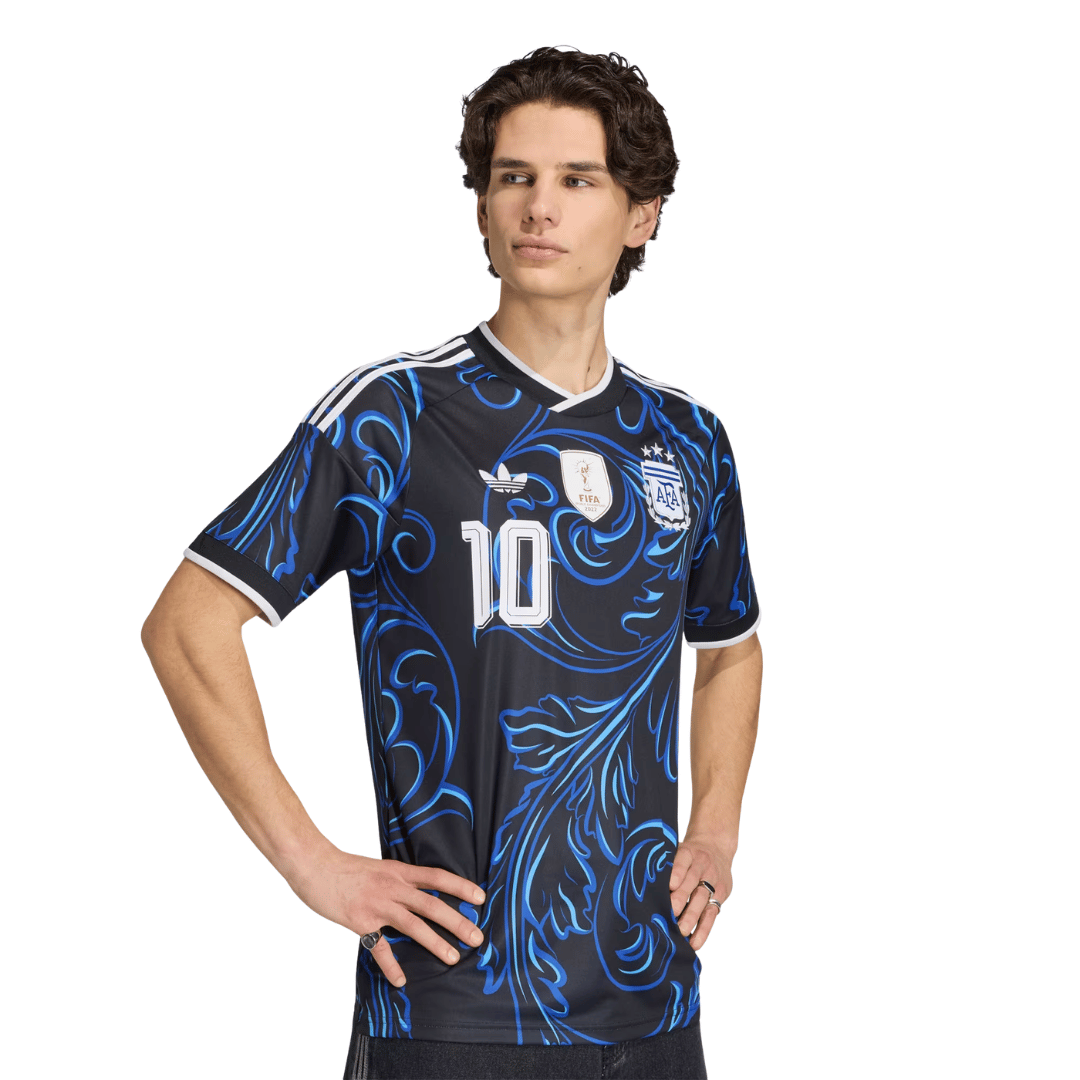 CAMISOLA ADIDAS ARGENTINA MESSI 10 WC 2026 VISITA - KH3940