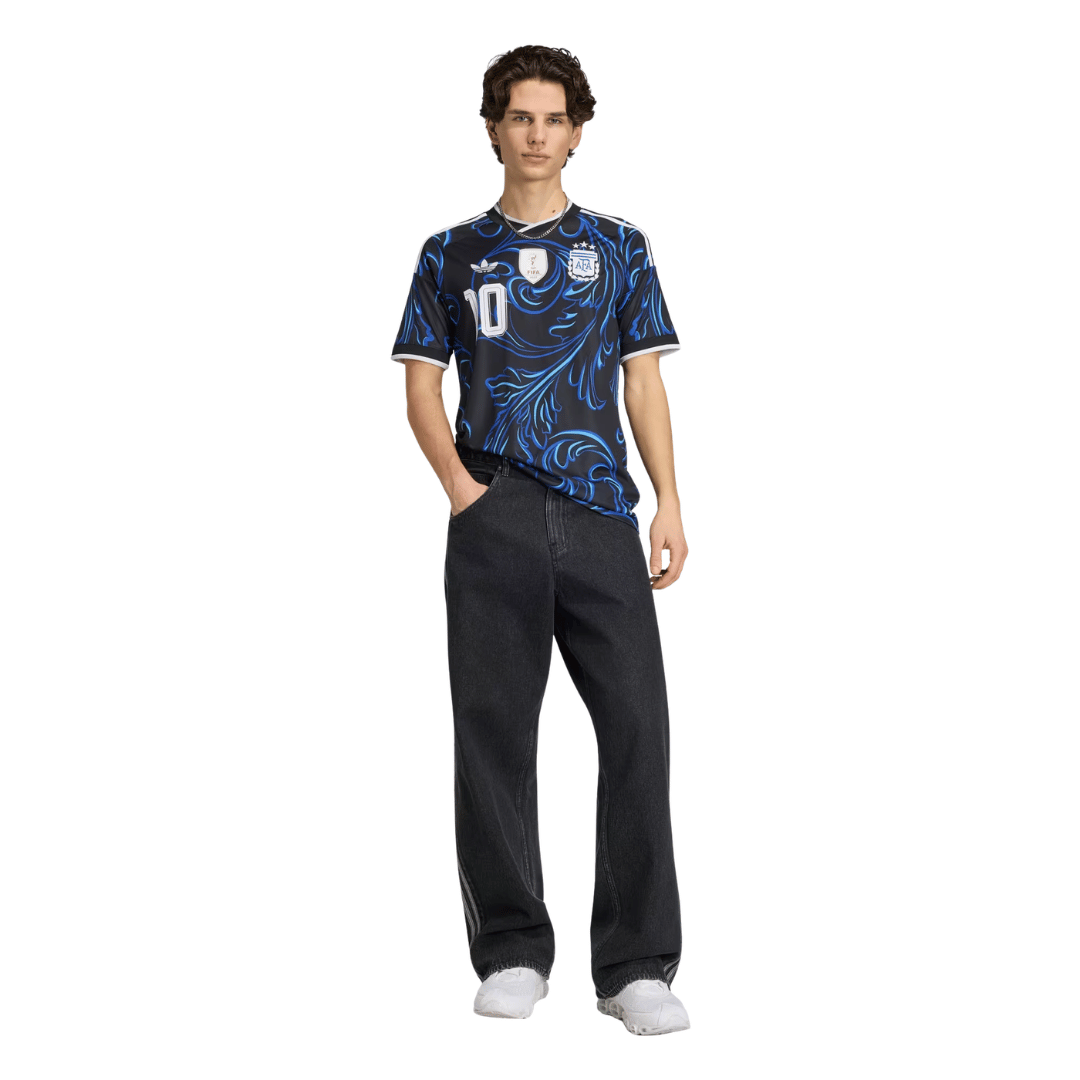 CAMISOLA ADIDAS ARGENTINA MESSI 10 WC 2026 VISITA - KH3940