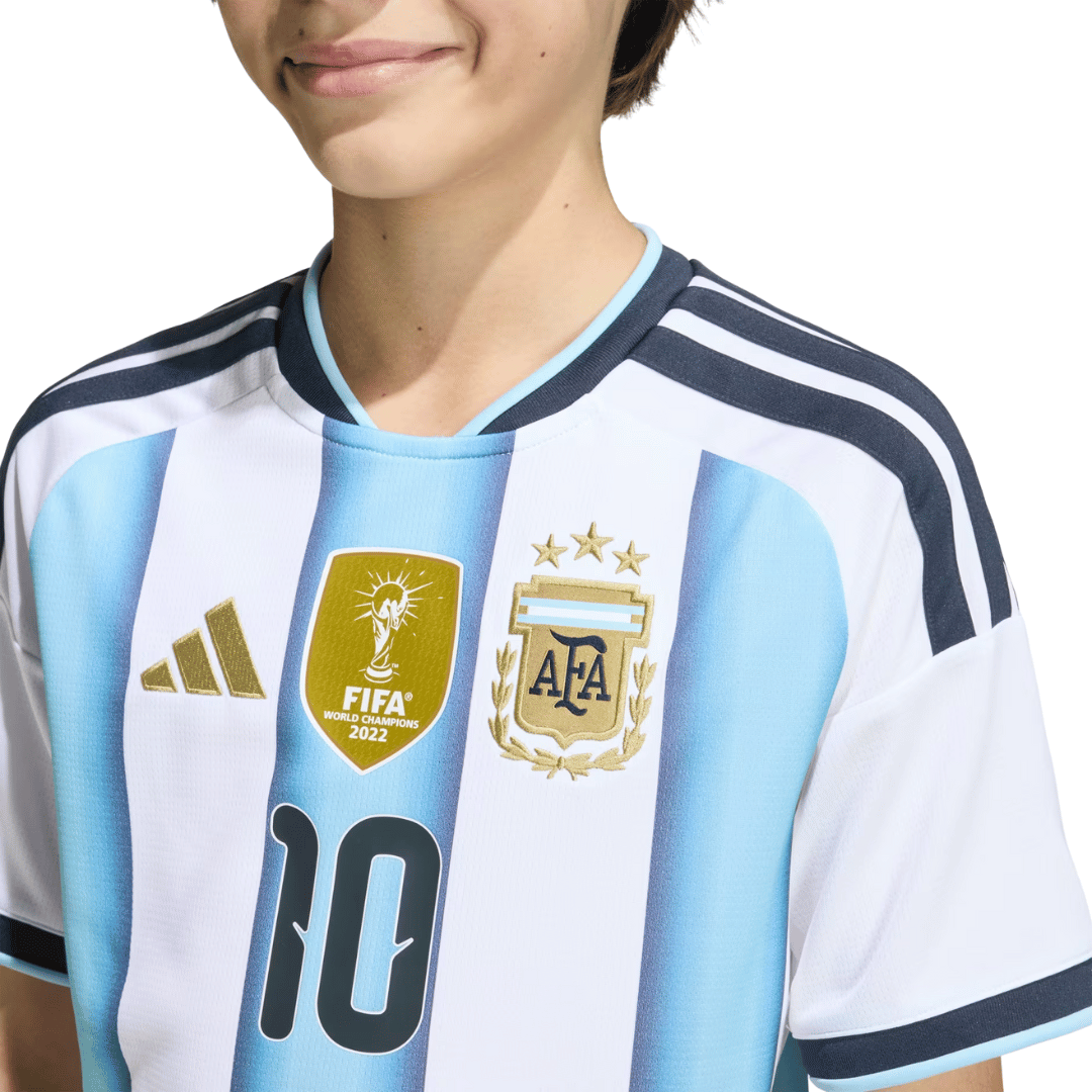 CAMISOLA INFANTIL ADIDAS ARGENTINA WC 2026 LOCAL MESSI 10 - KA8115