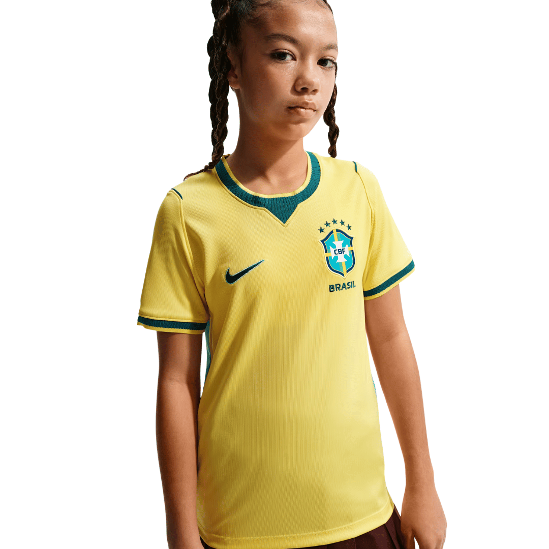 CAMISOLA INFANTIL NIKE BRASIL WC 2026 LOCAL - IO2231724