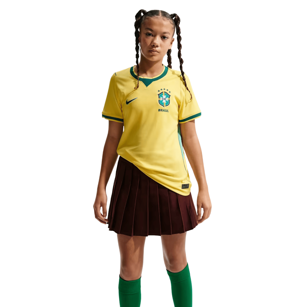 CAMISOLA INFANTIL NIKE BRASIL WC 2026 LOCAL - IO2231724