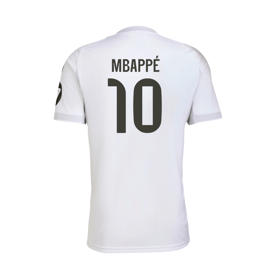 CAMISOLA INFANTIL PERSONALIZADA ADIDAS REAL MADRID LOCAL 25/26 MBAPPE - JN8887-MBAPPE