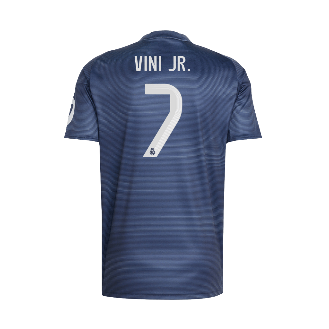 CAMISOLA INFANTIL PERSONALIZADA ADIDAS REAL MADRID VISITA 25/26 VINI JR - JP3947-VINIJR