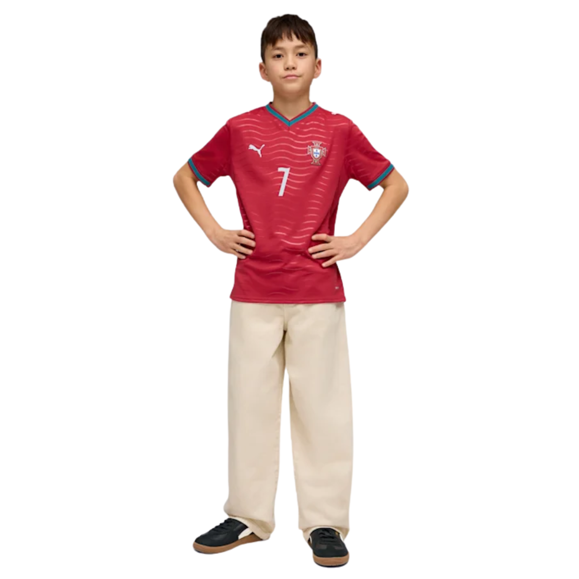 CAMISOLA INFANTIL PUMA PORTUTAL WC 2026 LOCAL RONALDO - 78814477