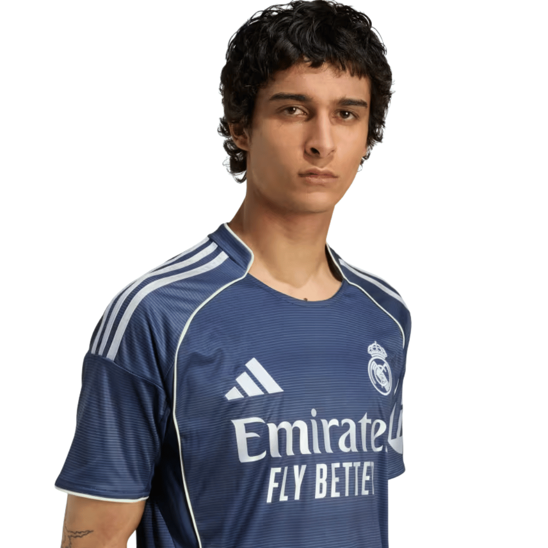 CAMISOLA PERSONALIZADA ADIDAS REAL MADRID VISITA 25/26 MBAPPE - JJ4182-MBAPPE