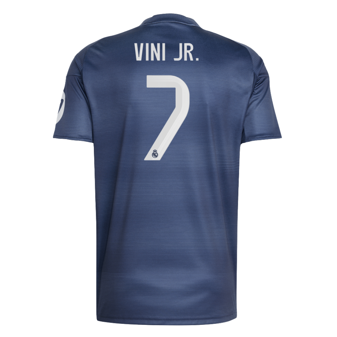 CAMISOLA PERSONALIZADA ADIDAS REAL MADRID VISITA 25/26 VINI JR - JJ4182-VINIJR