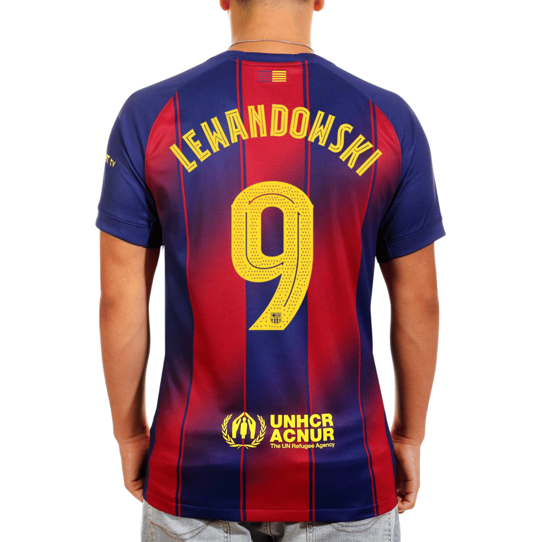 CAMISOLA PERS. NIKE FC BARCELONA LOCAL 25/26 ADULTO LEWANDOWSKI 9 - PFCB26LOCADRL9-HJ4590456
