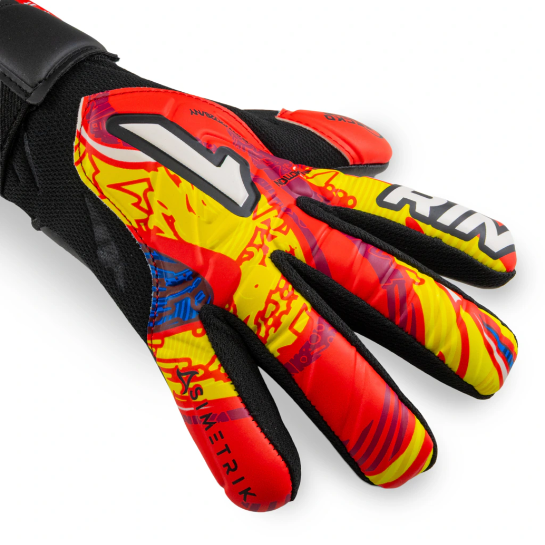 GUANTE DE PORTERO RINAT ASIMETRIK TRAINING AD ROJO / AZUL / AMARILLO - 1GTR6A4A50-904-219