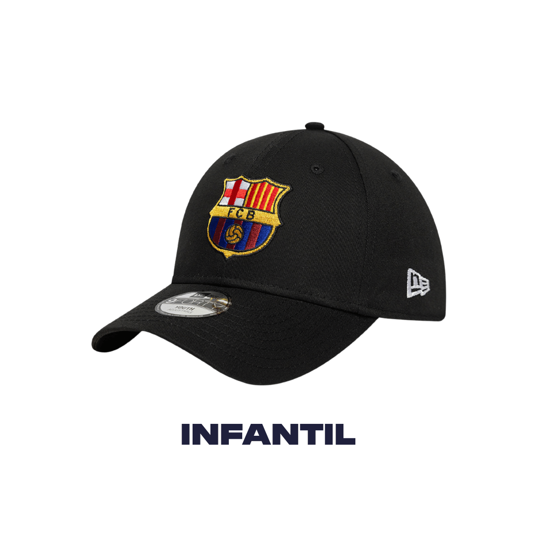 GORRA INFANTIL NEW ERA 940 BARCELONA 'NEGRA' - 60846896