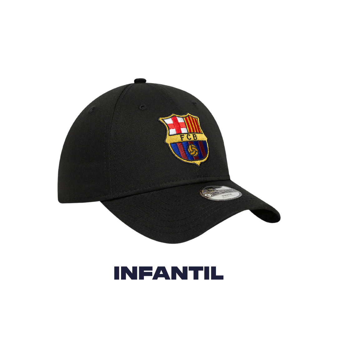 GORRA INFANTIL NEW ERA 940 BARCELONA 'NEGRA' - 60846896