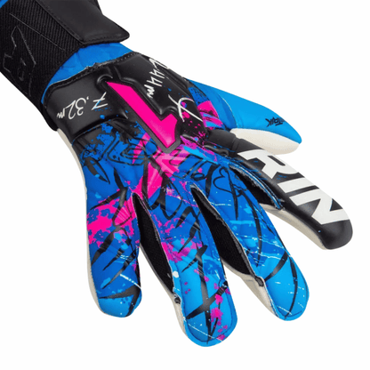 GUANTES DE PORTERO RINAT ASIMETRIK PRIME AD 'AZUL ROSA' - 1GPM5A2A50-601-222