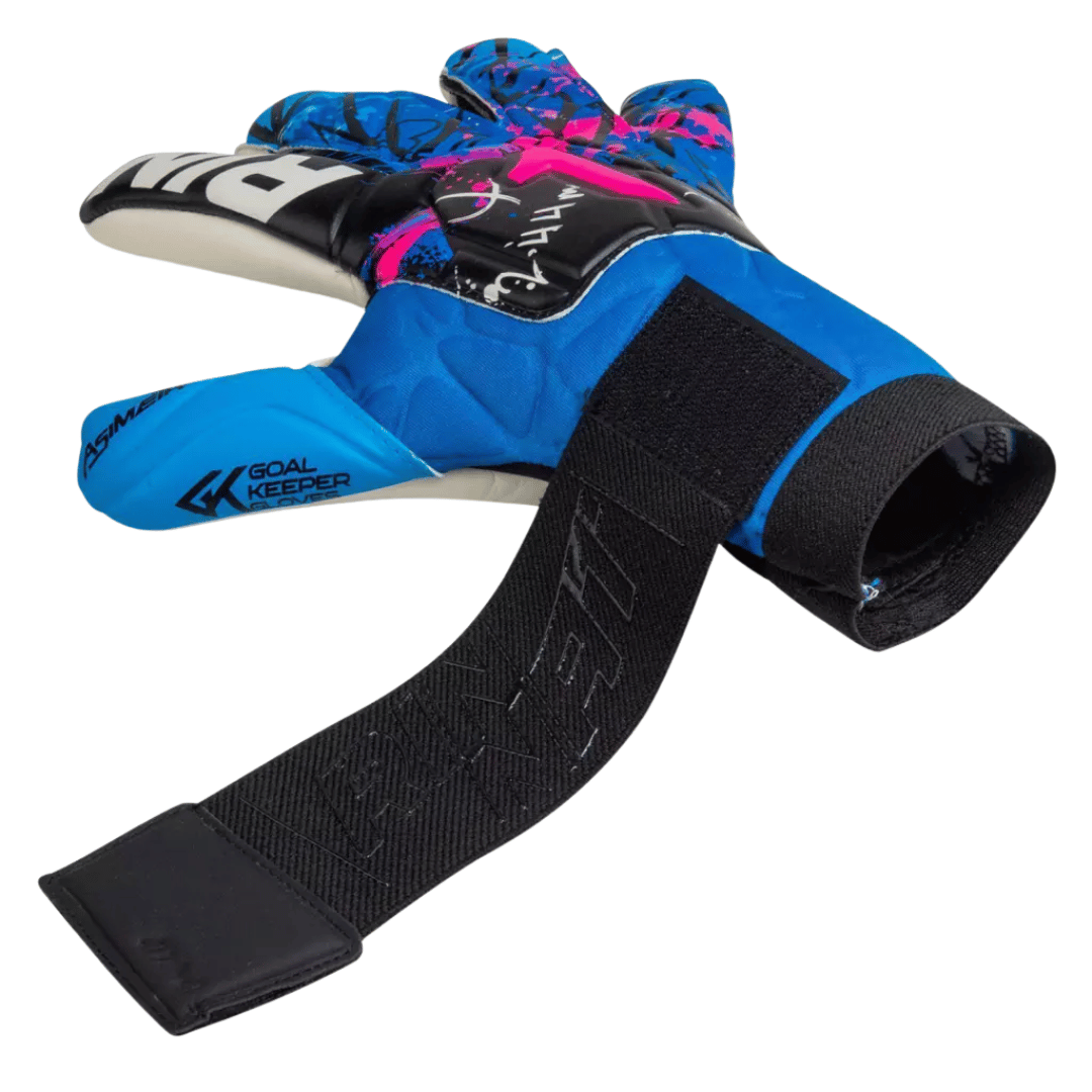 GUANTES DE PORTERO RINAT ASIMETRIK PRIME AD 'AZUL ROSA' - 1GPM5A2A50-601-222