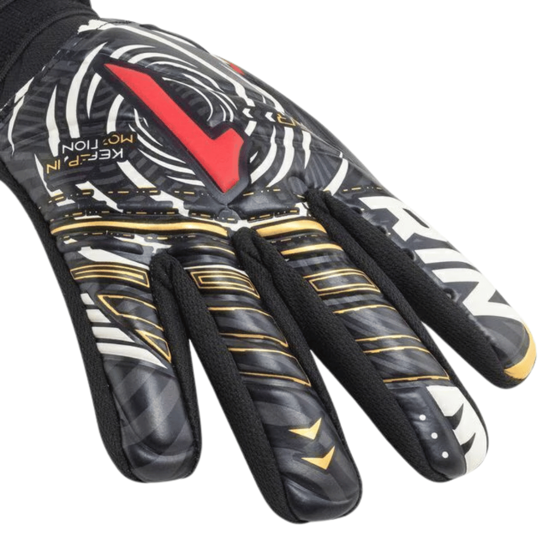 GUANTES DE PORTERO RINAT VORTEX PRIME SPINE AD  VARILLA 'NEGRO/ROJO/ORO' - 1GPS5A6A50-649-222