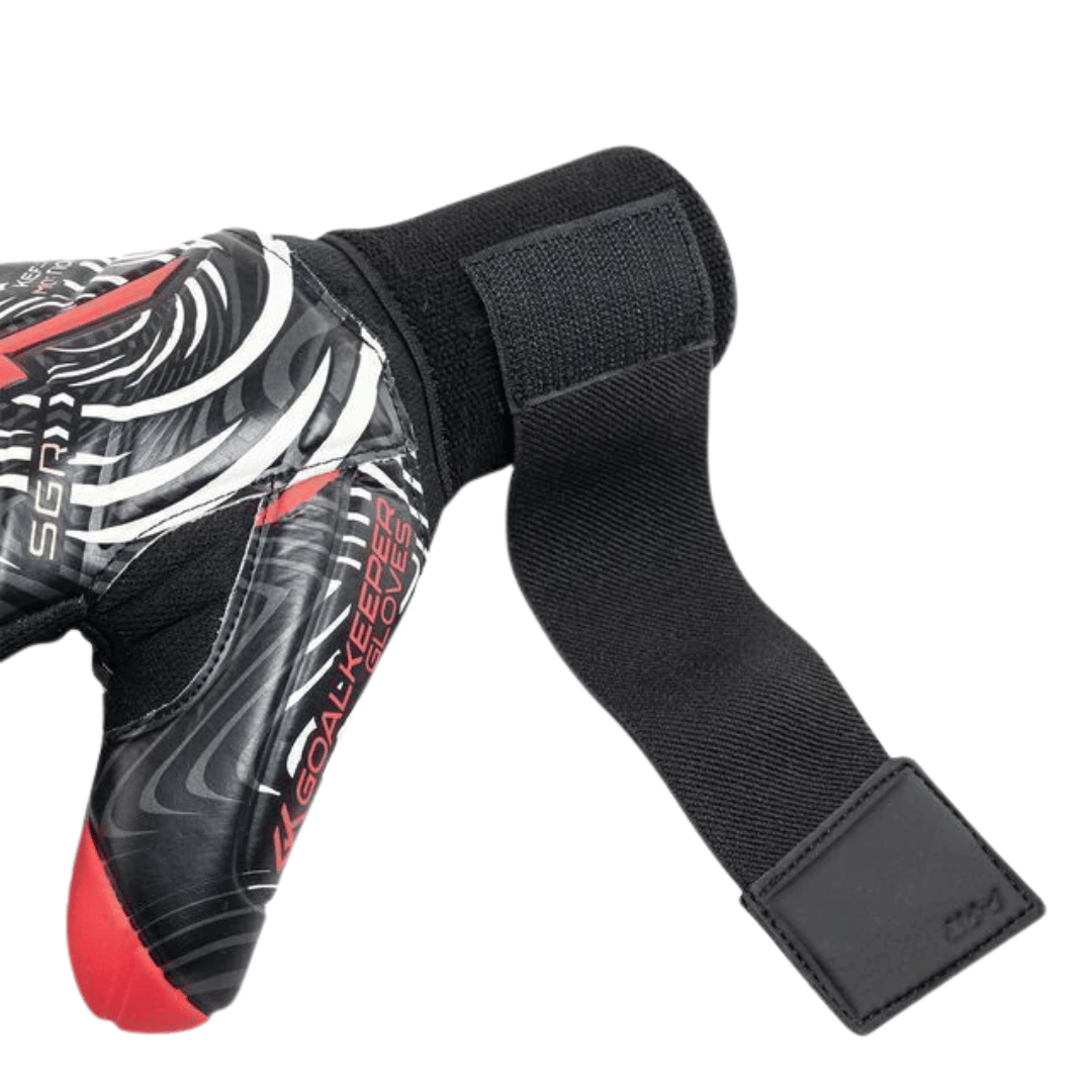 GUANTES DE PORTERO RINAT VORTEX PRIME SPINE AD  VARILLA 'NEGRO/ROJO/ORO' - 1GPS5A6A50-649-222