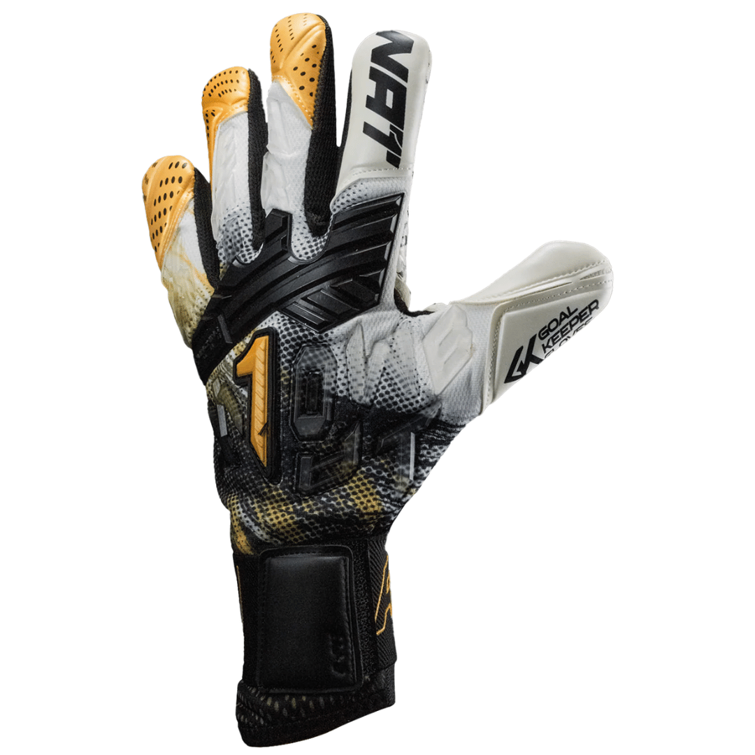 GUANTE DE PORTERO INFANTIL RINAT FIERA PRIME AD 'BLANCO ORO' - 1GPM5I8Y50-175-217