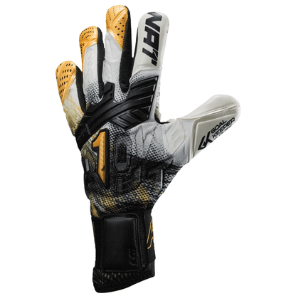 GUANTE DE PORTERO INFANTIL RINAT FIERA PRIME AD 'BLANCO ORO' - 1GPM5I8Y50-175-217