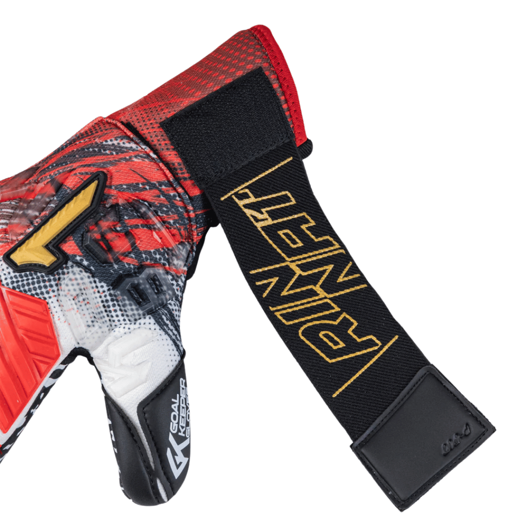 GUANTE DE PORTERO INFANTIL RINAT FIERA PRIME SPINE AD VARILLA 'ROJO NEGRO BLANCO' - 1GPS5I8Y50-576-217