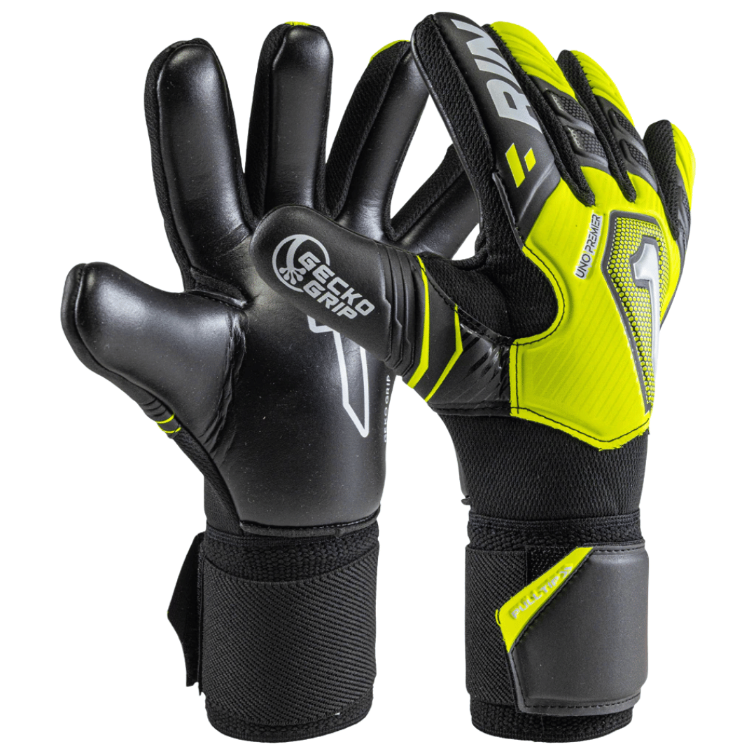 Guante de Portero Infantil Rinat Uno Premier Training Amarillo Neón/Negro – imagen 1 de 4