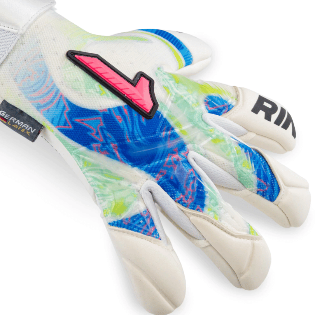 Guante de Portero Rinat Asimetrik Aero Pro 'Azul/Verde/Rosa' – imagen 2 de 5