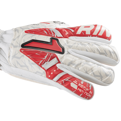 GUANTE DE PORTERO RINAT EGOTIKO VENGADOR SPINE TURF AD 'BLANCO/ROJO' - 1GTS4A5A50-131-222