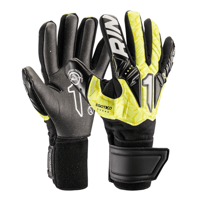 GUANTE DE PORTERO RINAT EGOTIKO VENGADOR TRAINING AD 'AMARILLO/NEGRO' - 1GTR4A5A50-150-219