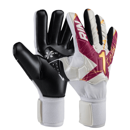 GUANTE DE PORTERO RINAT EGOTIKO X TRAINING SPINE AD 'BLANCO VINO NEGRO' - CODIGO17