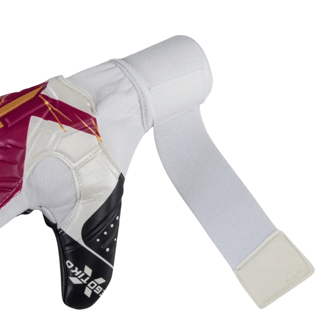 GUANTE DE PORTERO RINAT EGOTIKO X TRAINING SPINE AD 'BLANCO VINO NEGRO' - CODIGO17