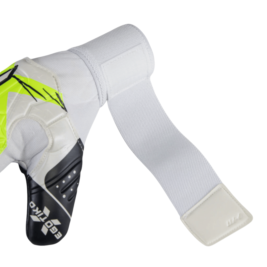 GUANTE DE PORTERO RINAT EGOTIKO X TRAINING SPINE AD VARILLA 'BLANCO VERDE' - 1GTS5A4A50-169-219