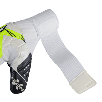 GUANTE DE PORTERO RINAT EGOTIKO X TRAINING SPINE AD VARILLA 'BLANCO VERDE' - 1GTS5A4A50-169-219