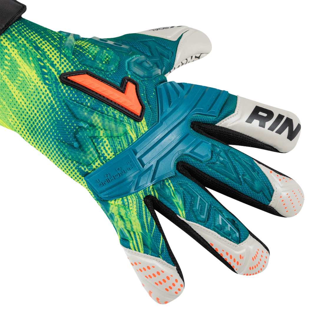 GUANTE DE PORTERO RINAT FIERA PRIME AD 'VERDE BLANCO' - 1GPM5A8A50-192-219