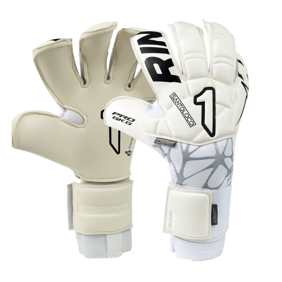 GUANTE DE PORTERO RINAT SANTOLOCO PRO AD 'BLANCO' - 1GPR4A2A50-110-219